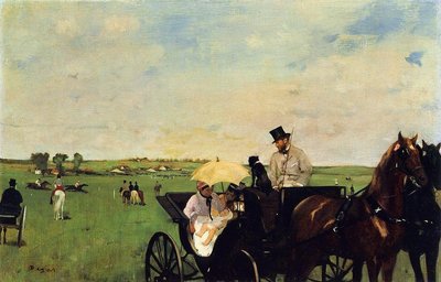 Coaches at the Race by Edgar Degas